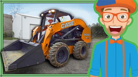 skid steer videos for toddlers|blippi construction truck video.